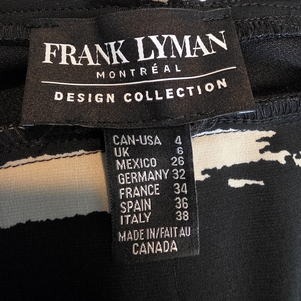 Frank Lyman Black/Beige Pants Size 4 NWOT - Picture 12 of 12